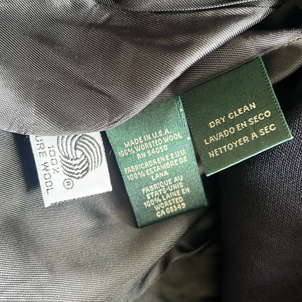 Lauren Ralph Lauren Wool Crested Blazer - Picture 6 of 6